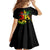 Jamaica Legend Bob Kid Short Sleeve Dress Lion With Cannabis Leaf Pattern - Wonder Print Shop