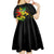 Jamaica Legend Bob Kid Short Sleeve Dress Lion With Cannabis Leaf Pattern - Wonder Print Shop