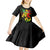 Jamaica Legend Bob Kid Short Sleeve Dress Lion With Cannabis Leaf Pattern - Wonder Print Shop