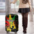 Jamaica Legend Bob Luggage Cover Lion With Cannabis Leaf Pattern - Wonder Print Shop
