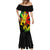 Jamaica Legend Bob Mermaid Dress Lion With Cannabis Leaf Pattern - Wonder Print Shop