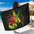 Jamaica Legend Bob Sarong Lion With Cannabis Leaf Pattern - Wonder Print Shop