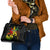Jamaica Legend Bob Shoulder Handbag Lion With Cannabis Leaf Pattern - Wonder Print Shop