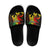 Jamaica Legend Bob Slide Sandals Lion With Cannabis Leaf Pattern - Wonder Print Shop