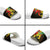 Jamaica Legend Bob Slide Sandals Lion With Cannabis Leaf Pattern - Wonder Print Shop