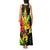 Jamaica Legend Bob Tank Maxi Dress Lion With Cannabis Leaf Pattern - Wonder Print Shop