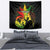 Jamaica Legend Bob Tapestry Lion With Cannabis Leaf Pattern - Wonder Print Shop