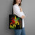 Jamaica Legend Bob Tote Bag Lion With Cannabis Leaf Pattern - Wonder Print Shop