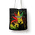 Jamaica Legend Bob Tote Bag Lion With Cannabis Leaf Pattern - Wonder Print Shop