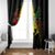 Jamaica Legend Bob Window Curtain Lion With Cannabis Leaf Pattern - Wonder Print Shop
