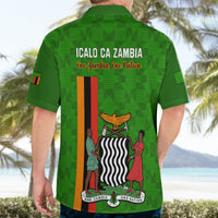 Zambia Independence Day Hawaiian Shirt Happy 59th Anniversary Kente Pattern - Wonder Print Shop