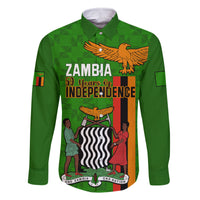 Personalised Zambia Independence Day Family Matching Tank Maxi Dress and Hawaiian Shirt Happy 59th Anniversary Kente Pattern - Wonder Print Shop