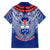 Samoa Rugby Family Matching Short Sleeve Bodycon Dress and Hawaiian Shirt 2023 Go Manu Samoa With Ula Fala Style - Wonder Print Shop