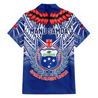 Samoa Rugby Kid Hawaiian Shirt 2023 Go Manu Samoa With Ula Fala Style - Wonder Print Shop