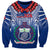 Samoa Rugby Sweatshirt 2023 Go Manu Samoa With Ula Fala Style - Wonder Print Shop