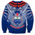 Samoa Rugby Sweatshirt 2023 Go Manu Samoa With Ula Fala Style - Wonder Print Shop