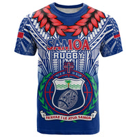 Samoa Rugby T Shirt 2023 Go Manu Samoa With Ula Fala Style - Wonder Print Shop