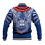 Custom Samoa Rugby Baseball Jacket 2023 Go Manu Samoa With Ula Fala Style - Wonder Print Shop