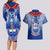 Custom Samoa Rugby Couples Matching Long Sleeve Bodycon Dress and Hawaiian Shirt 2023 Go Manu Samoa With Ula Fala Style - Wonder Print Shop