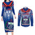 Custom Samoa Rugby Couples Matching Long Sleeve Bodycon Dress and Long Sleeve Button Shirts 2023 Go Manu Samoa With Ula Fala Style - Wonder Print Shop