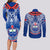 Custom Samoa Rugby Couples Matching Long Sleeve Bodycon Dress and Long Sleeve Button Shirts 2023 Go Manu Samoa With Ula Fala Style - Wonder Print Shop