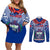 Custom Samoa Rugby Couples Matching Off Shoulder Short Dress and Long Sleeve Button Shirts 2023 Go Manu Samoa With Ula Fala Style - Wonder Print Shop