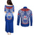 Custom Samoa Rugby Couples Matching Puletasi Dress and Long Sleeve Button Shirts 2023 Go Manu Samoa With Ula Fala Style - Wonder Print Shop