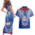 Custom Samoa Rugby Couples Matching Short Sleeve Bodycon Dress and Hawaiian Shirt 2023 Go Manu Samoa With Ula Fala Style - Wonder Print Shop