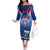 Custom Samoa Rugby Family Matching Off Shoulder Long Sleeve Dress and Hawaiian Shirt 2023 Go Manu Samoa With Ula Fala Style - Wonder Print Shop