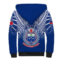 Custom Samoa Rugby Sherpa Hoodie 2023 Go Manu Samoa With Ula Fala Style - Wonder Print Shop