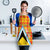 Saint Lucia Creole Day Apron Bon Fete Jounen Kweyol Madras Pattern - Wonder Print Shop