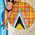 Saint Lucia Creole Day Beach Blanket Bon Fete Jounen Kweyol Madras Pattern - Wonder Print Shop