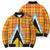 Saint Lucia Creole Day Bomber Puffer Jacket Bon Fete Jounen Kweyol Madras Pattern - Wonder Print Shop