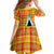 Saint Lucia Creole Day Family Matching Mermaid Dress and Hawaiian Shirt Bon Fete Jounen Kweyol Madras Pattern - Wonder Print Shop
