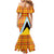 Saint Lucia Creole Day Family Matching Mermaid Dress and Hawaiian Shirt Bon Fete Jounen Kweyol Madras Pattern - Wonder Print Shop