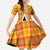 Saint Lucia Creole Day Family Matching Summer Maxi Dress and Hawaiian Shirt Bon Fete Jounen Kweyol Madras Pattern - Wonder Print Shop