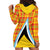 Saint Lucia Creole Day Hoodie Dress Bon Fete Jounen Kweyol Madras Pattern - Wonder Print Shop