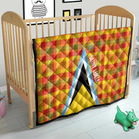 Saint Lucia Creole Day Quilt Bon Fete Jounen Kweyol Madras Pattern - Wonder Print Shop