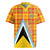 Saint Lucia Creole Day Rugby Jersey Bon Fete Jounen Kweyol Madras Pattern - Wonder Print Shop