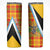 Saint Lucia Creole Day Skinny Tumbler Bon Fete Jounen Kweyol Madras Pattern - Wonder Print Shop