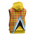 Saint Lucia Creole Day Sleeveless Zip Hoodie Bon Fete Jounen Kweyol Madras Pattern - Wonder Print Shop