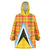 Saint Lucia Creole Day Wearable Blanket Hoodie Bon Fete Jounen Kweyol Madras Pattern - Wonder Print Shop