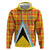 Saint Lucia Creole Day Zip Hoodie Bon Fete Jounen Kweyol Madras Pattern - Wonder Print Shop