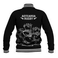 New Zealand Silver Fern Rugby Baseball Jacket Haka Aotearoa Kiwi Dance - Wonder Print Shop