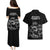 New Zealand Silver Fern Rugby Couples Matching Puletasi Dress and Hawaiian Shirt Haka Aotearoa Kiwi Dance - Wonder Print Shop