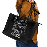 New Zealand Silver Fern Rugby Leather Tote Bag Haka Aotearoa Kiwi Dance - Wonder Print Shop