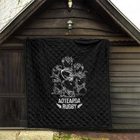 New Zealand Silver Fern Rugby Quilt Haka Aotearoa Kiwi Dance - Wonder Print Shop