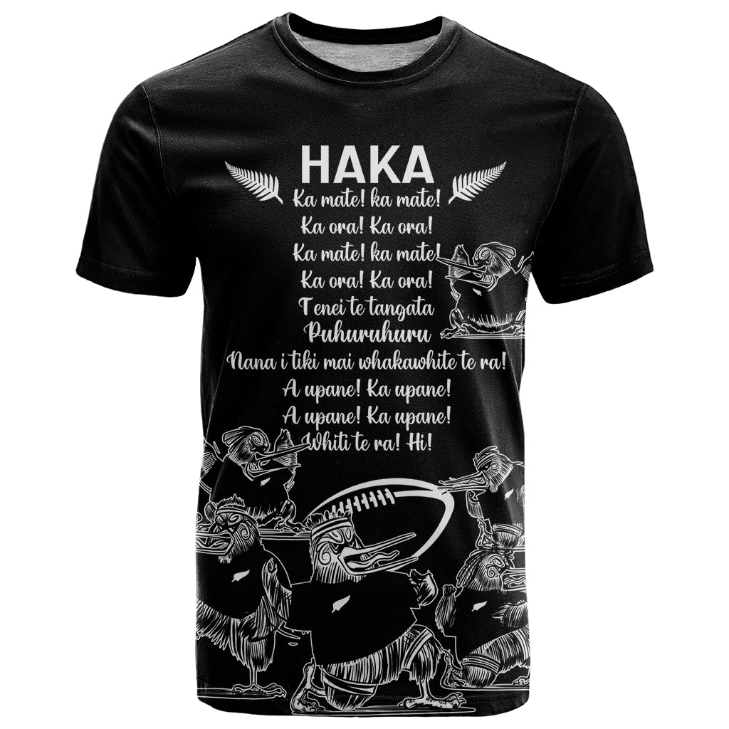 New Zealand Silver Fern Rugby T Shirt Haka Aotearoa Kiwi Dance - Wonder Print Shop