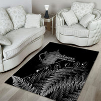Custom New Zealand Silver Fern Rugby Area Rug All Black Go Champions 2023 With Trophy Proud - Wonder Print Shop