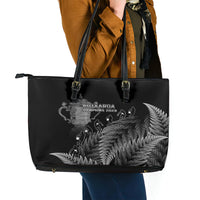 Custom New Zealand Silver Fern Rugby Leather Tote Bag All Black Go Champions 2023 With Trophy Proud - Wonder Print Shop
